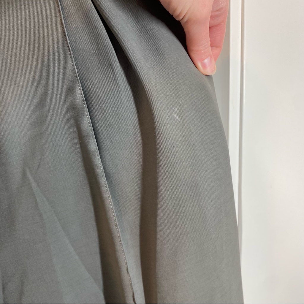Beaufille Burnell Wide Leg High Rise Trousers Grey Women's Size 8 Career Office — image 3 of 8